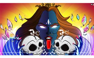 Illustration of Goddess Kali